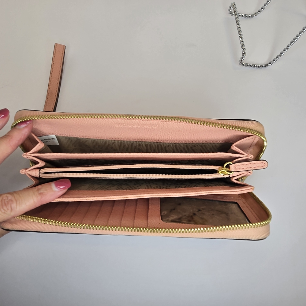 Michael Kors Pink Wristlet Wallet - Picture 5 of 8